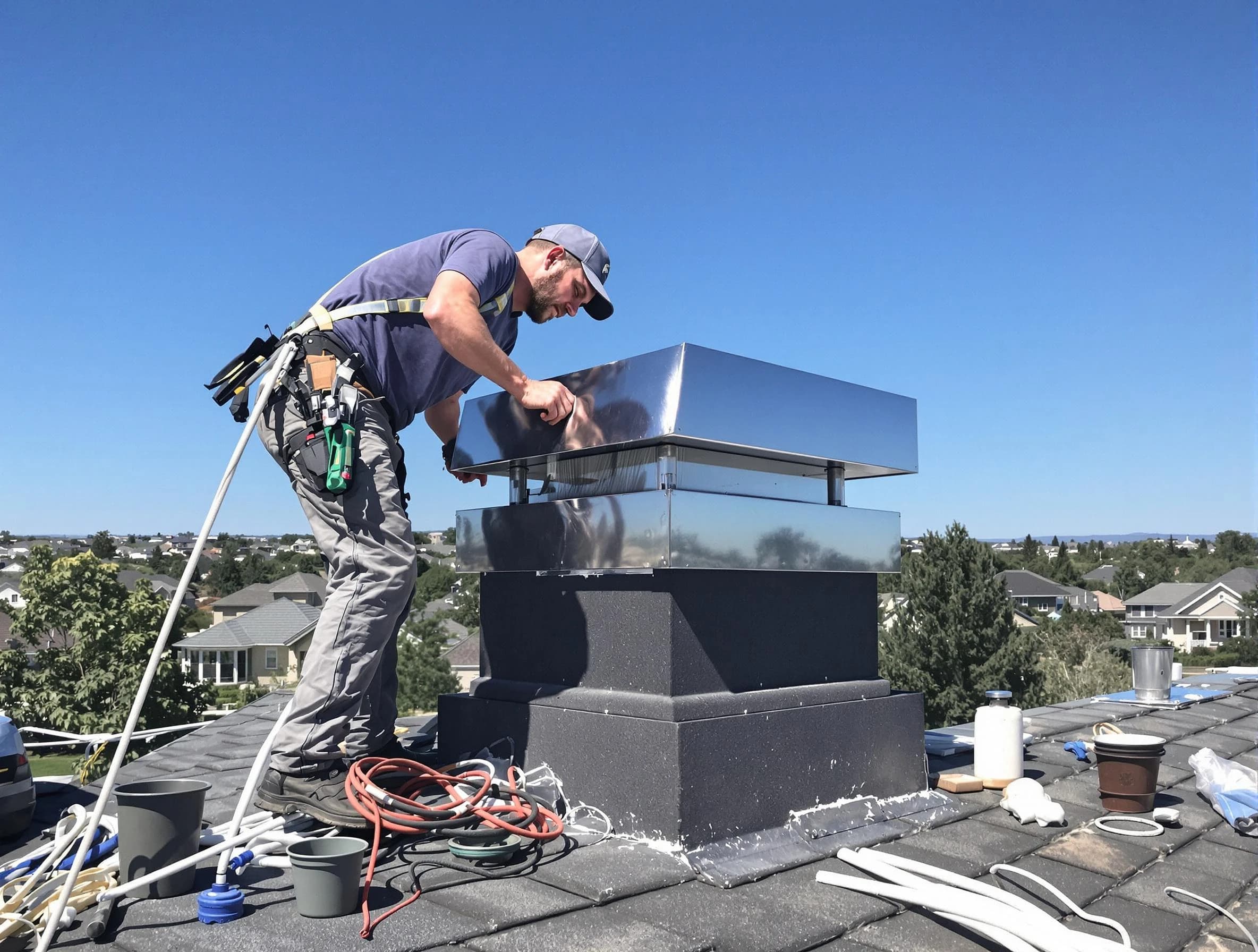 Chimney Cap Services service in East Highland Park, VA